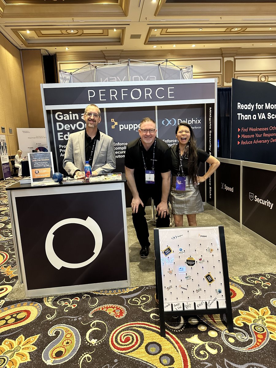perforce's tweet image. We’re loving #InfoTechLIVE — stop by the @puppetize  and @Delphix joint booth today and grab some swag! 🙋

Special shoutout to Robin Tatam for a great session yesterday, “Stop the Scramble for Cloud Security.”

@infotechRG