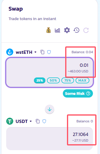 swee1024's tweet photo. The price of wrap stETH on #pancakeswap is incorrect. Can someone fix it? The price is 2711usdt, rather than 46300usdt. @PancakeSwap 
#wsteth #steth #defi https://t.co/0O3ynCifl1