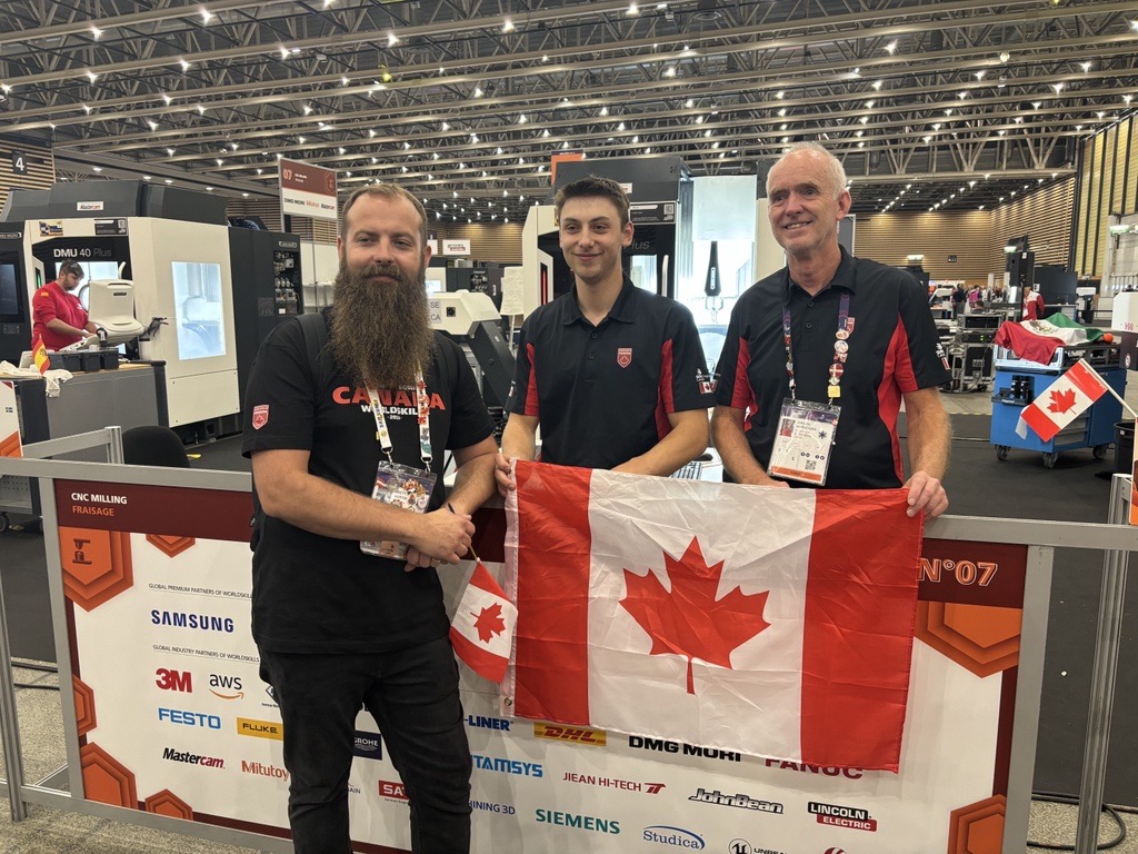 Team Canada had an outstanding performance at #WorldSkillsLyon2024, with 2 bronze medals &amp; 8 Medallions for Excellence!

Congratulations to Dillon Kong &amp; Paxton Coghlin earning medallions in #Mechatronics &amp; to Ethan McCallum representing Canada with great skill in #CNC Milling.