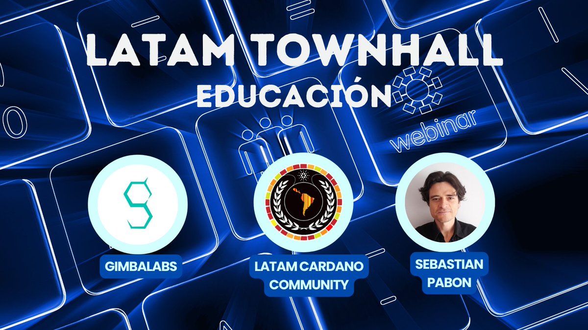 LatamCardano's tweet photo. 📢 ¡Mañana en #LatamTownhall a las 21:00 UTC! 🌟

No te pierdas nuestra sección de Educación, creada junto a @gimbalabs  y @SebastianPabonB  para estudiantes y grupos tech de LATAM, ¡aprende a desarrollar en #Cardano! 🚀💻

¿Te apasiona la tecnología y la blockchain? Únete y comienza tu viaje en el ecosistema Cardano 💻🎓. ¡No te lo pierdas!

➡️Z00M https://t.co/Nq4YvOhpru
📺YOUTUBE https://t.co/vI9L9XQVIg