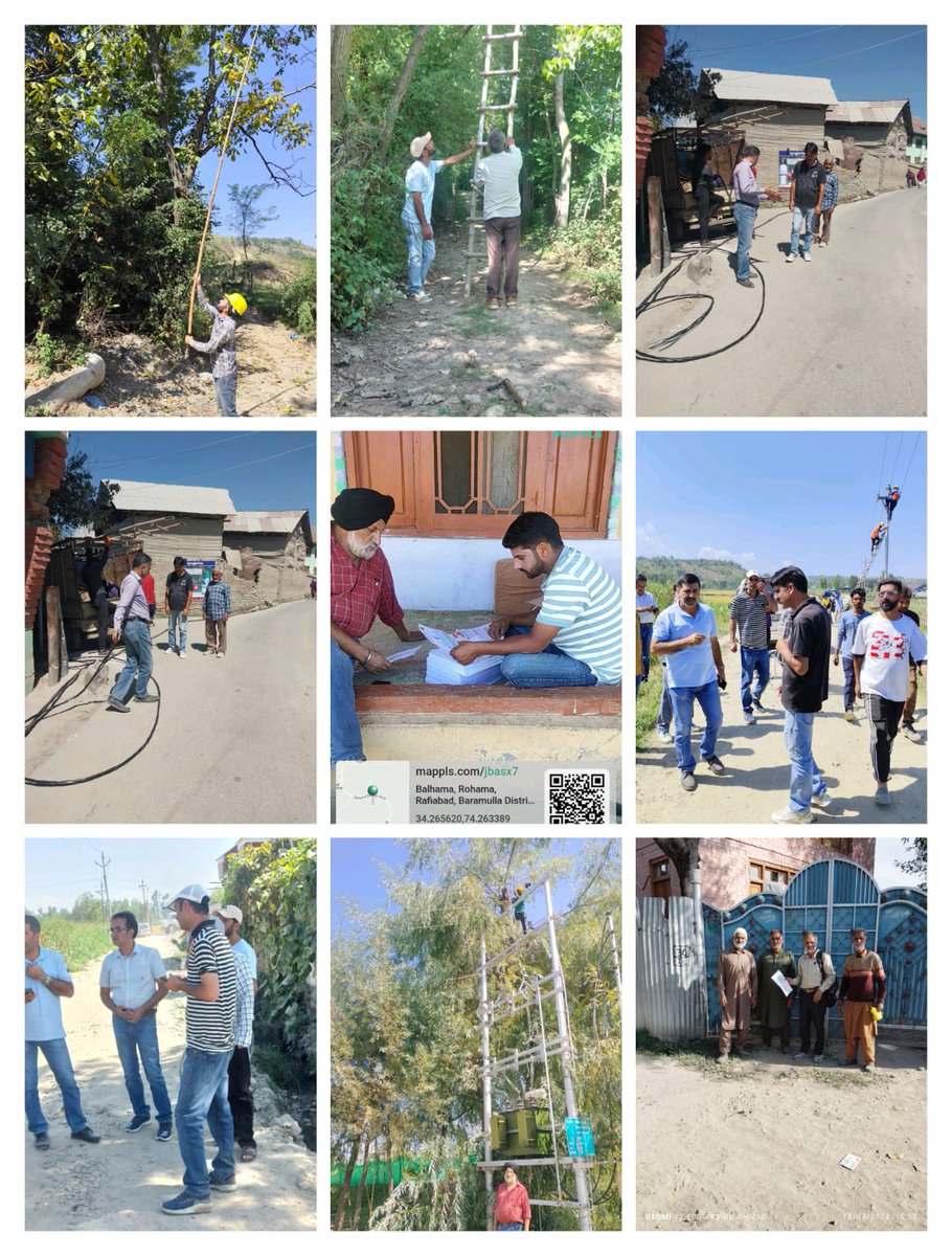 kpdcloffice's tweet photo. "Don't delay, pay today!"
#PayOnTime
Inspection , disconnection and revenue realisation drive being conducted in #ESD 📍 Watergam, : Er. Aftab Hussain Mir, SDO  
@diprjk @OfficeOfLGJandK @MinOfPower @DullooAtal @GreaterKashmir @RisingKashmir https://t.co/H0DPf1KKf5