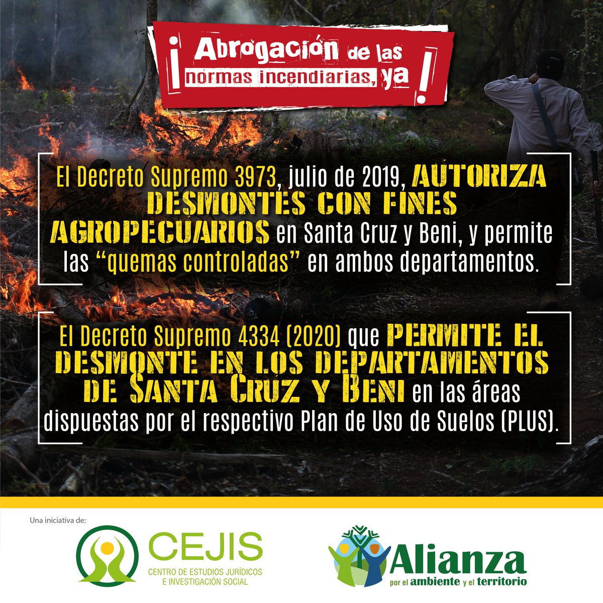 ¡Abrogación de las leyes incendiarias, ya! #IncendiosForestales
El reporte oficial de septiembre (día 18; 10.00AM) muestra 721.006 focos de calor o fuegos, señal de incendios forestales y/o de pastizales. 🧵👇