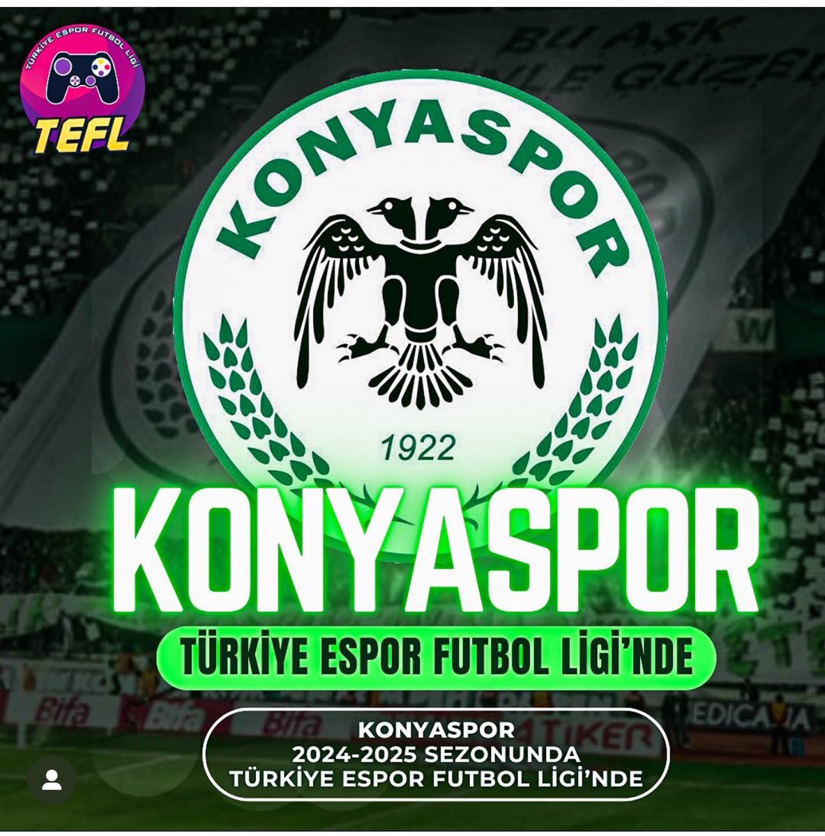 Konyaspor, 2024-2025 Sezonunda Türkiye Espor Futbol Ligi'nde mücadele edecek.
#tefl #espor #konyaspor #fc25 #türkiyeesporfutbolligi #tesfed