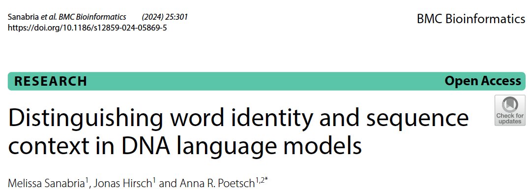 Anna Poetsch (@apoetsch) on Twitter photo In our most recent paper published in <a href="/BMC_series/">BMC Series</a> #BMCBioinformatics, we looked further into what 🧬language models learn and proposed a fine-tuning task to evaluate foundation models doi.org/10.1186/s12859… a 🧵 1/8 In our most recent paper published in <a href="/BMC_series/">BMC Series</a> #BMCBioinformatics, we looked further into what 🧬language models learn and proposed a fine-tuning task to evaluate foundation models doi.org/10.1186/s12859… a 🧵 1/8