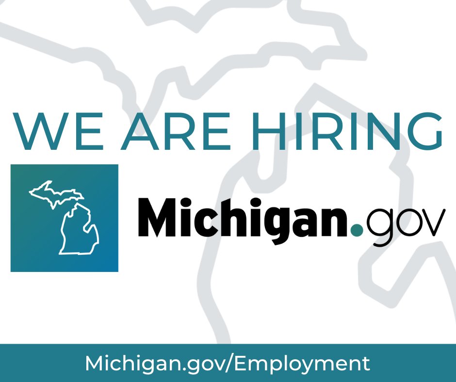 The Michigan Department of Civil Rights has two current openings.  Administrative Law Specialist and a Director of the Division of Deaf, Deafblind, and Hard of Hearing. Please apply by 9/29/24 at tinyurl.com/cj5jdr4w or tinyurl.com/58u4ffyr #MiGovJobs