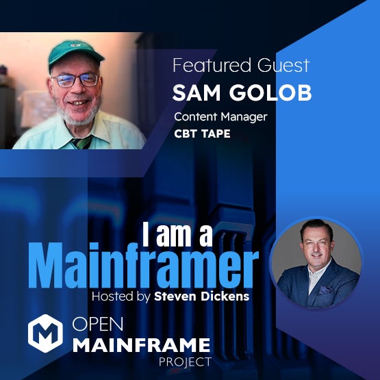 OpenMainframeProject (@openmfproject) on Twitter photo New #IamaMainframer #podcast episode! <a href="/TheFuturumGroup/">The Futurum Group</a>'s <a href="/StevenDickens3/">Steven Dickens</a> interviews Sam Golob from <a href="/OpenMFProject/">OpenMainframeProject</a>'s #CBTTape, which has been around since the 1970s, to help systems programmers share tools and solutions. Listen or watch here: openmainframeproject.org/i-am-a-mainfra… #OpenMainframe New #IamaMainframer #podcast episode! <a href="/TheFuturumGroup/">The Futurum Group</a>'s <a href="/StevenDickens3/">Steven Dickens</a> interviews Sam Golob from <a href="/OpenMFProject/">OpenMainframeProject</a>'s #CBTTape, which has been around since the 1970s, to help systems programmers share tools and solutions. Listen or watch here: openmainframeproject.org/i-am-a-mainfra… #OpenMainframe
