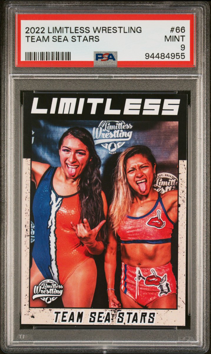 JoeCool212's tweet photo. #WrestlingCardWednesday @PSAcard MINT 9
@LWMaine #TeamSeaStars @DelmiExo @ReelCatchAV #LimitlessWrestling #SeaStars #ReelCatch #WrestlingCards @WrestlingTradi2 @wrestlingcards @AewCard @damage365Radio @RawDealIndyCard #Limitless #ProWrestling #GodQueen #TheReelCatch https://t.co/N4sw7pxHPW