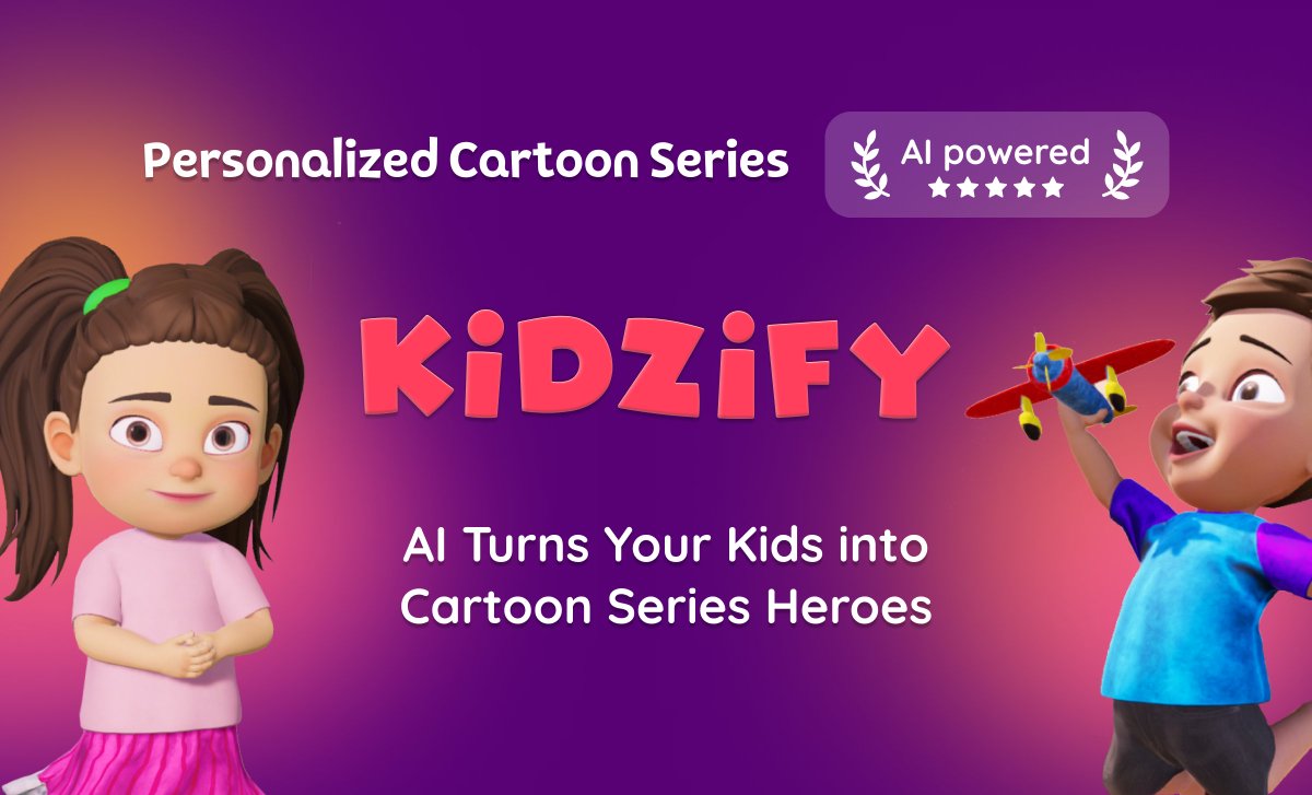 Kidzify.ai is a world first customized cartoons. tweet media