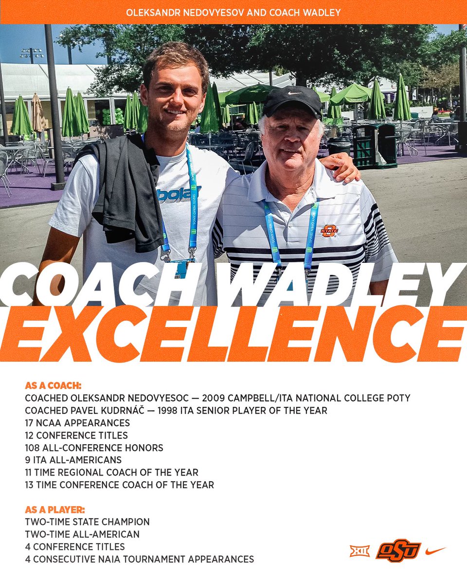 𝙇𝙚𝙜𝙚𝙣𝙙.

Coach Wadley and six other Oklahoma State greats will be inducted into the Hall of Honor this Friday! 

#LOYALANDTRUE