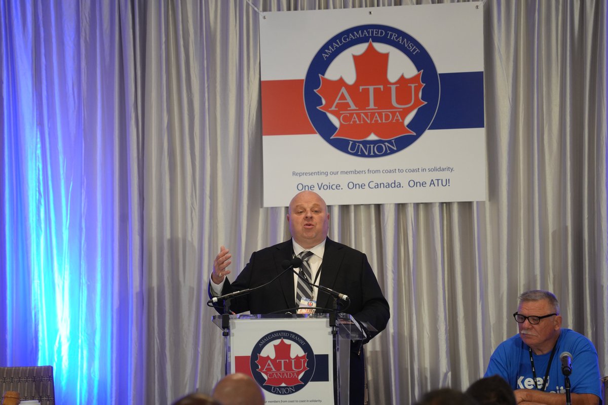 Congratulations to John Di Nino on his re-election as ATU Canada President!

"It's an honour and privilege to continue to serve the largest transit union in this country," said John Di Nino.

#OneATU #StrongerTogether