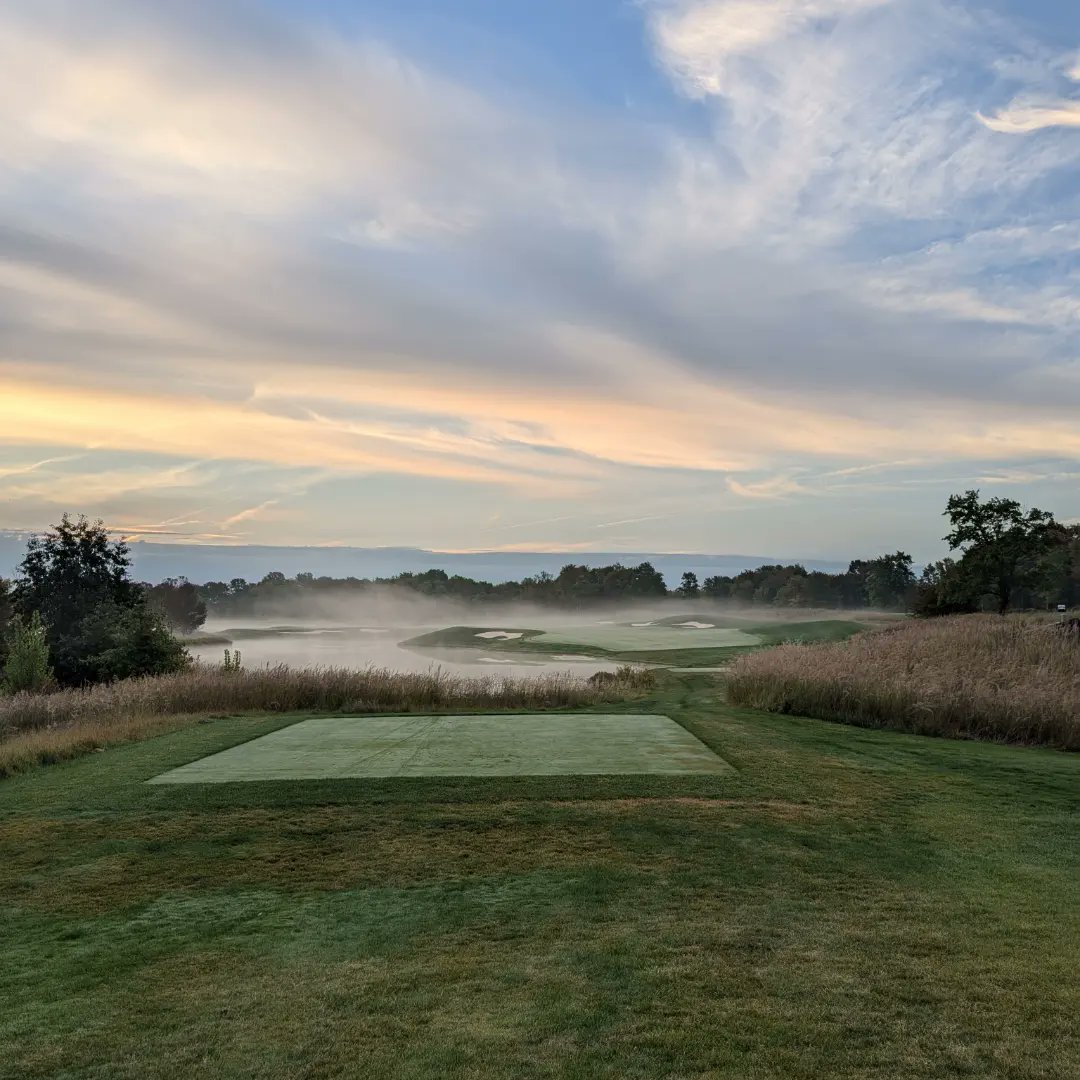 Sunrise and moon set. <a href="/TheMayfieldSR/">The Mayfield Sand Ridge Club</a>