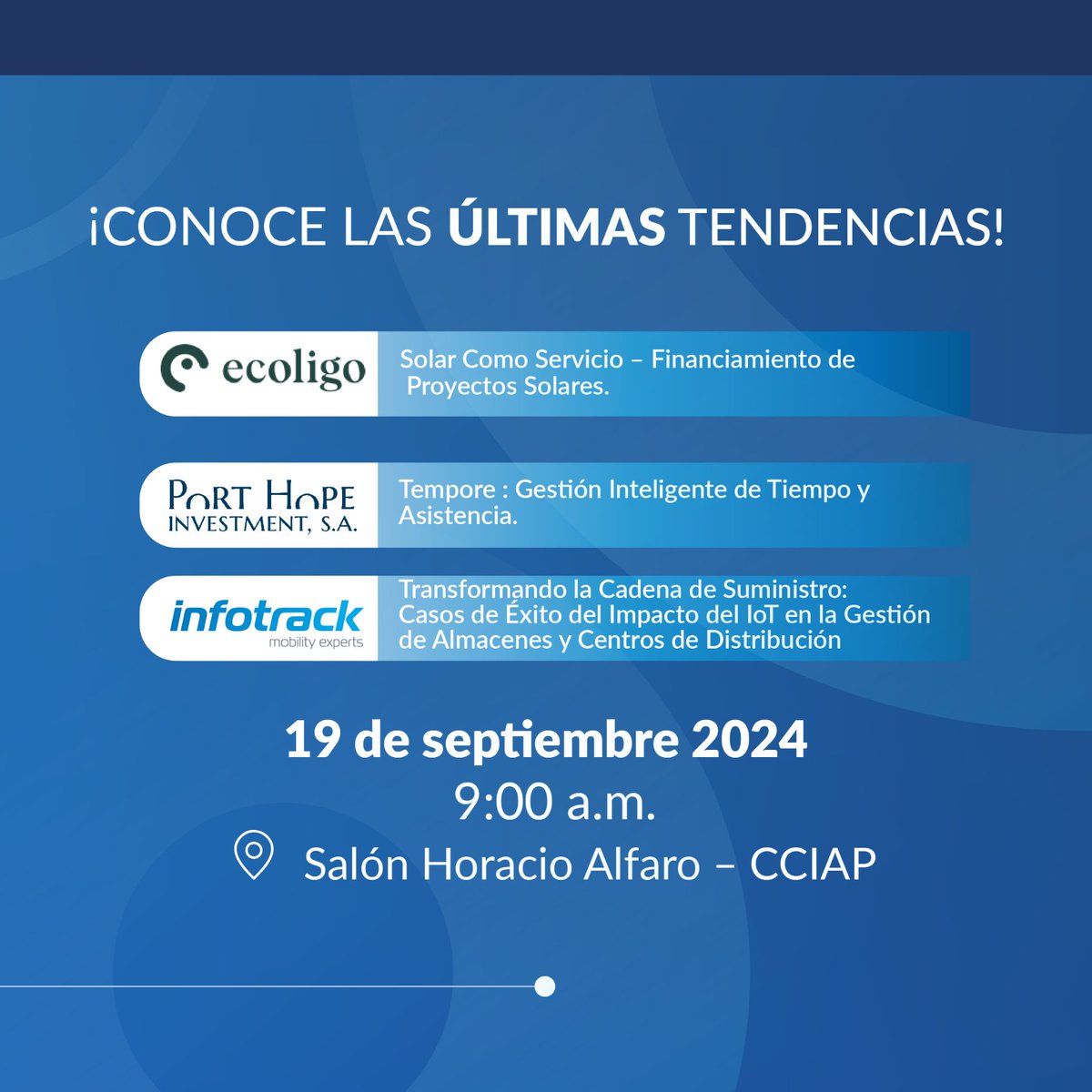 Preparándome para mi presentación en el evento Café Tic’s de <a href="/CCIYAP/">Cámara de Comercio, Industrias y Agricultura</a>. ¡Nos vemos el 19 de septiembre (mañana) para presentarles <a href="/TemporeIO/">Tempore</a>! #Innovación #Tecnología 🚀