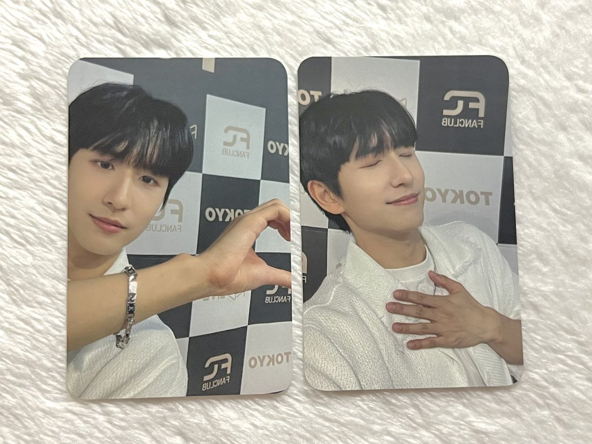 m___bf's tweet photo. 【拡散希望】
BF BOYFRIEND ファンコントレカの
交換お願いします🙇🏻‍♂️

＜譲＞
ドンヒョン・ヒョンソン・ジョンミン・クァンミン(🧸は複数枚あります！)

＜求＞
ミヌ(2枚目の画像にない2部のトレカ希望)

DM開放しておりますので交換方法などはご相談ください🥰 https://t.co/ibGbFLODTC