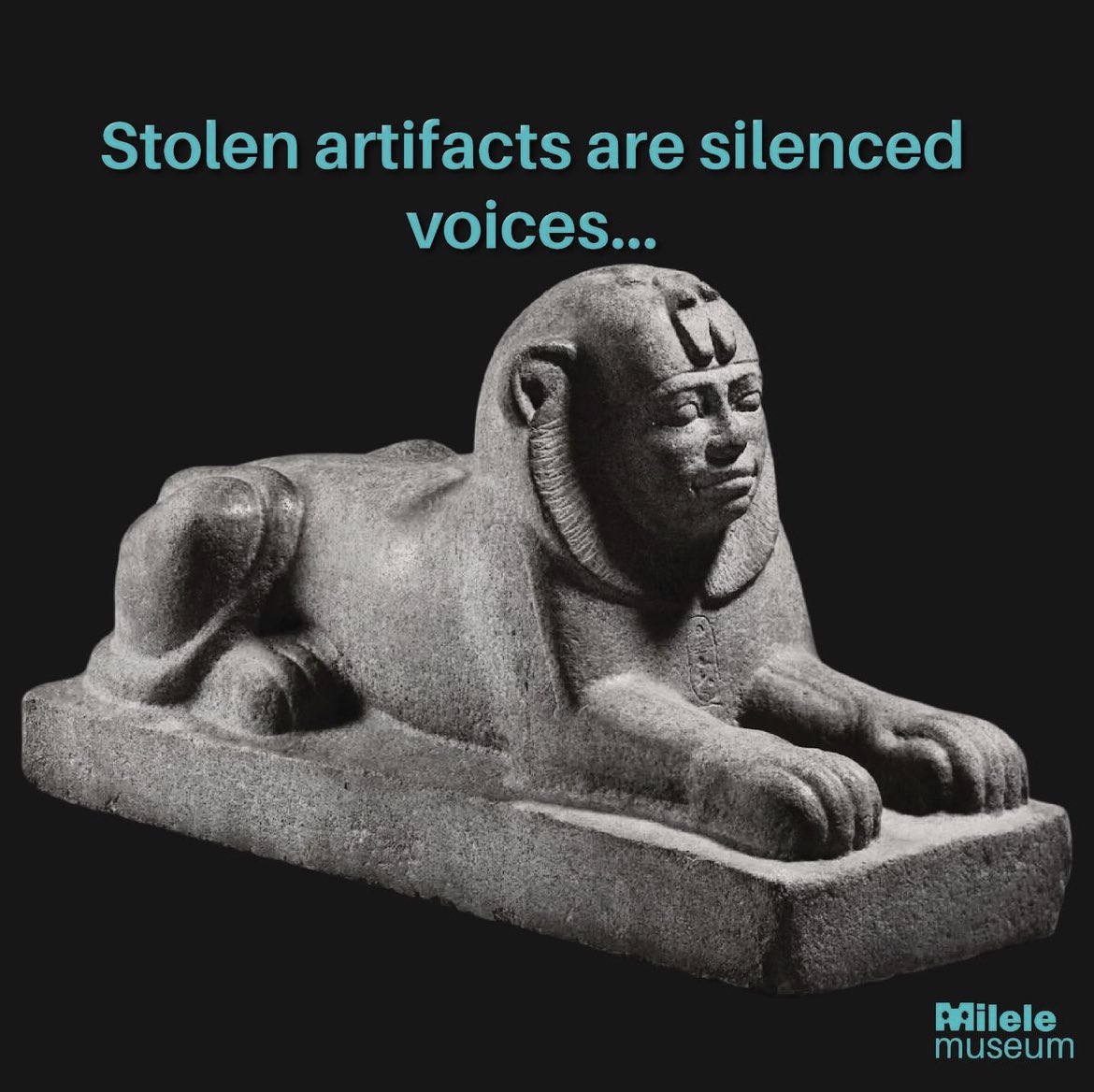MileleMuseum's tweet photo. EVERY piece holds a story waiting to be heard again 🔊
#MileleMuseums #ReturnAfricanArtifacts #africa #culture #artprotest #VR #art #activism #digitalarchives #artcollections
#blackart #storytelling #archeology #decolonize
#history #anthropology #artresearch #blackhistory https://t.co/ZuOyky7Pt1