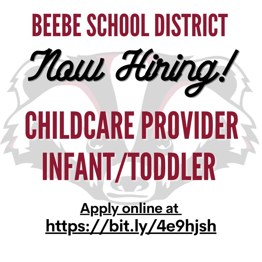 Beebe_Schools's tweet photo. Ready to shape the future, one tiny step at a time? Join Beebe Schools as a daycare teacher! Apply at https://t.co/TX74Gkxbvc #BPRD https://t.co/YjNot5KwSK