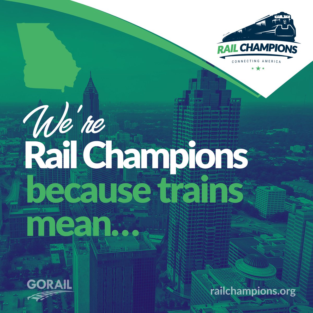 GoRail's tweet photo. We're #RailChampions. Are you?

Join us: https://t.co/a7Hz3nEjRv https://t.co/Zh2sETvekH