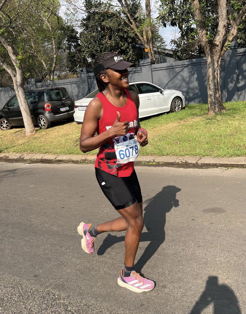 Still on the Women Crush Wednesday tip, let’s crush on our fierce lioness who hoisted the Fat Cats flag high at the Rand Water Vaal River City Marathon this past weekend.

Connie Maringa finished 8th in her 42km age category.

The #RedSkippa family is proud of you Lioness. ♥️🖤