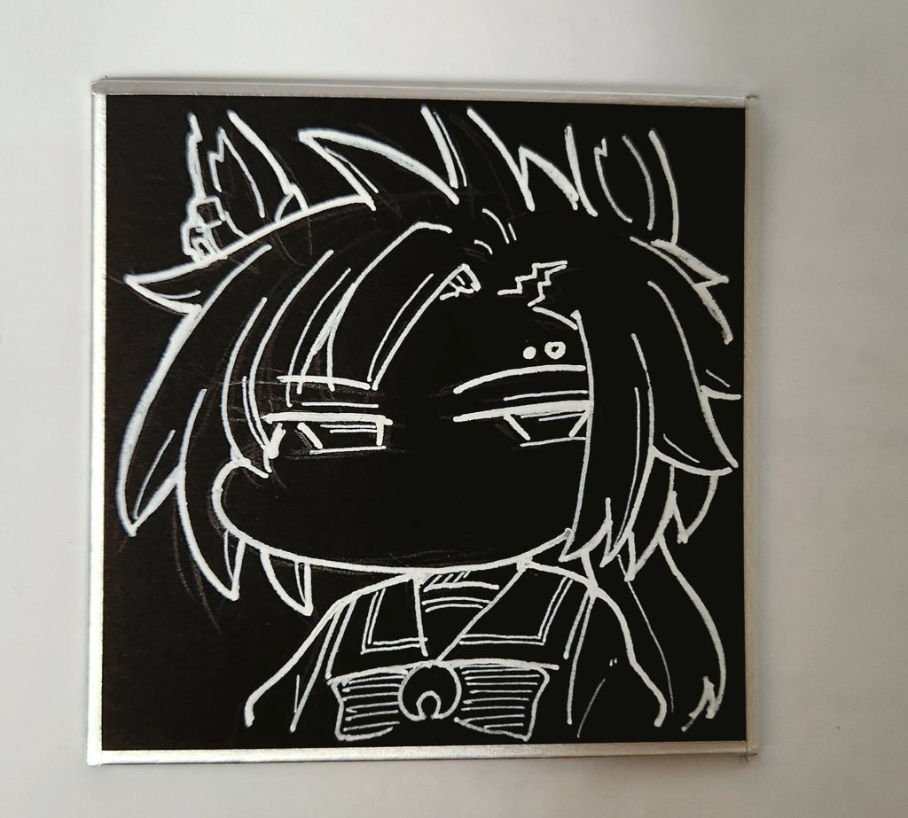 真っ黒直筆直筆シャカール 