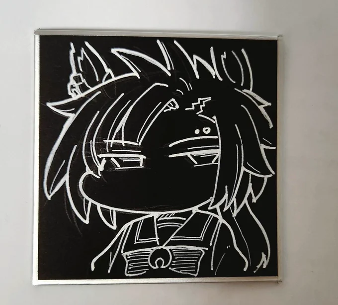 真っ黒直筆直筆シャカール 