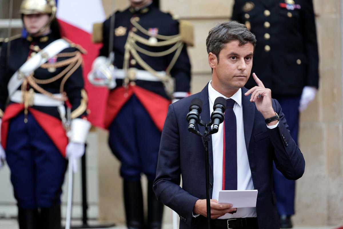 BFMTV's tweet image. 🔴 EN DIRECT
Nouveau gouvernement: Gabriel Attal estime qu'augmenter les impôts "serait terrible pour les Français" l.bfmtv.com/HEoK
