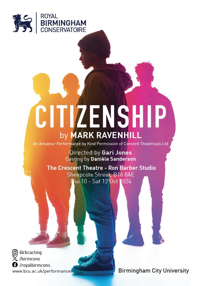 BirmCons's tweet photo. 🎭✨ON SALE NOW - Citizenship by Mark Ravenhill, The Welkin by Lucy Kirkwood, and The Things Good Men Do by Dan Muirden at @crescenttheatre this October!✨🎭 Get your tickets via our website: https://t.co/7uUzHqIs8f https://t.co/Uhgn9WWb4m