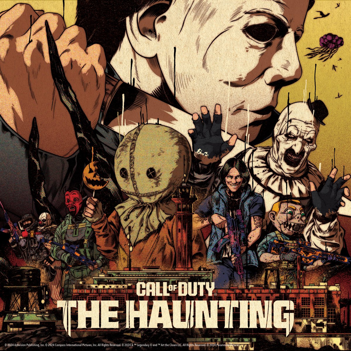 Call of Duty (@callofduty) on Twitter photo Play Call of Duty Season 6 TODAY and drop into #TheHaunting with your fiendish friends 🎃
👹 Terrifying Operators
🗺️ Multiplayer Maps with a macabre twist
👻 Scary seasonal events
🧟♂️ And so much more!
🎨: <a href="/jdombrowski/">Johnny Dombrowski</a> Play Call of Duty Season 6 TODAY and drop into #TheHaunting with your fiendish friends 🎃
👹 Terrifying Operators
🗺️ Multiplayer Maps with a macabre twist
👻 Scary seasonal events
🧟♂️ And so much more!
🎨: <a href="/jdombrowski/">Johnny Dombrowski</a>