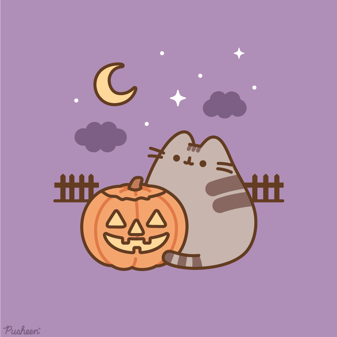 Pusheen's tweet image. 🎃 ✨ 🌙