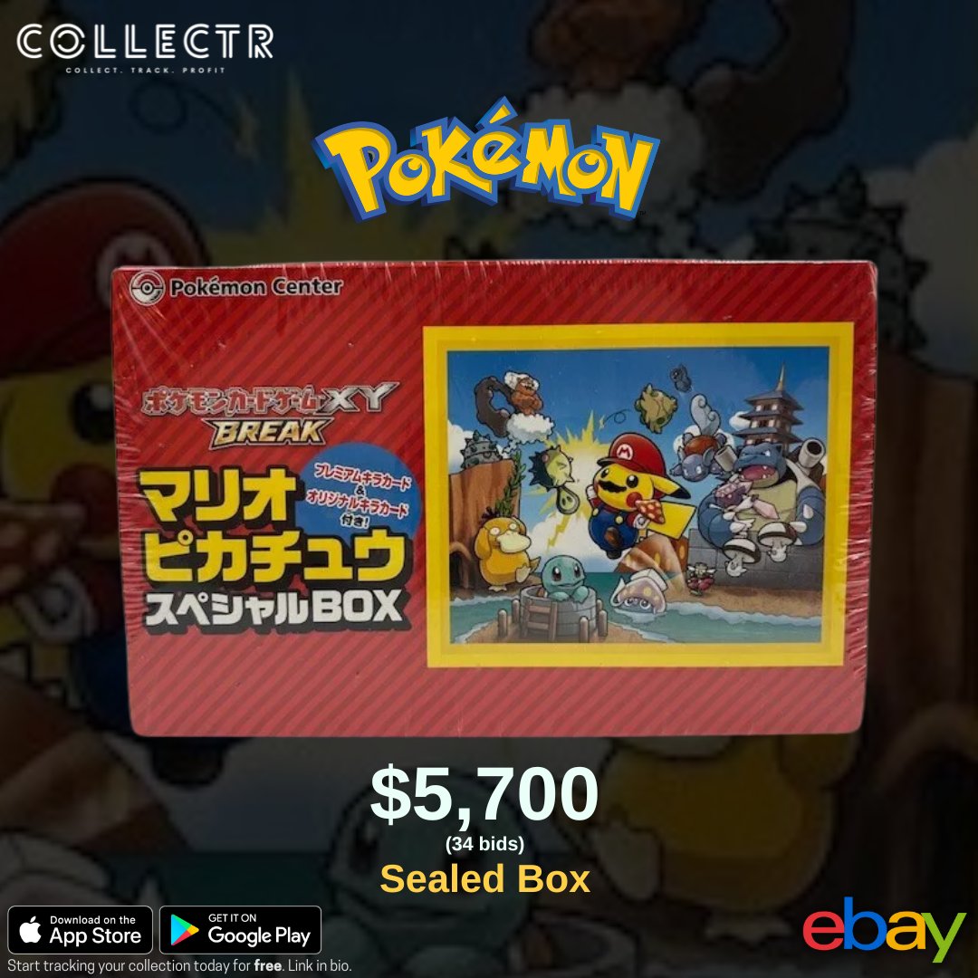 pokemon card game xy break mario pikachu special box Mario Pikachu Special Box 294/XY-P Japanese PSA 10 – TBC Games