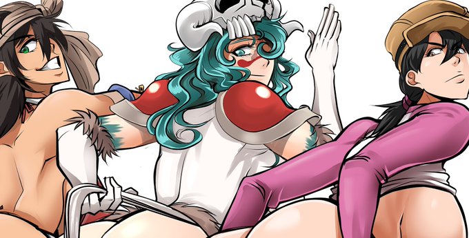 似たポーズで描くと並べたくなる病 