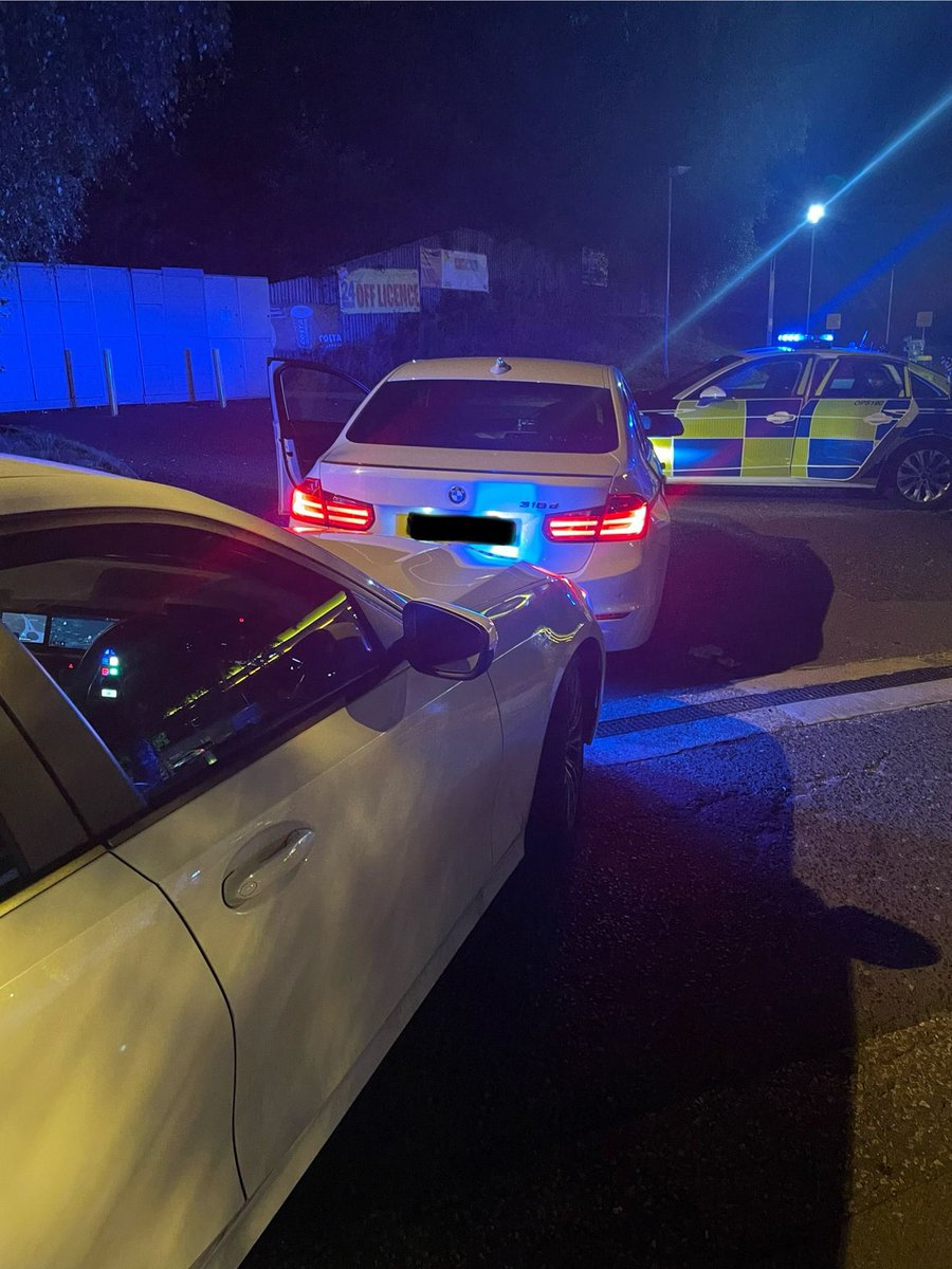 Trafficwmp's tweet photo. Last night officers from our #EUnit #ANPRInterceptor team used a preemptive sting to prevent a pursuit with this cloned BMW in Central Birmingham. The driver had cloned it to hide the fact he had no licence or insurance. The car was seized and he will be off to court. https://t.co/AYOJUo4pdP
