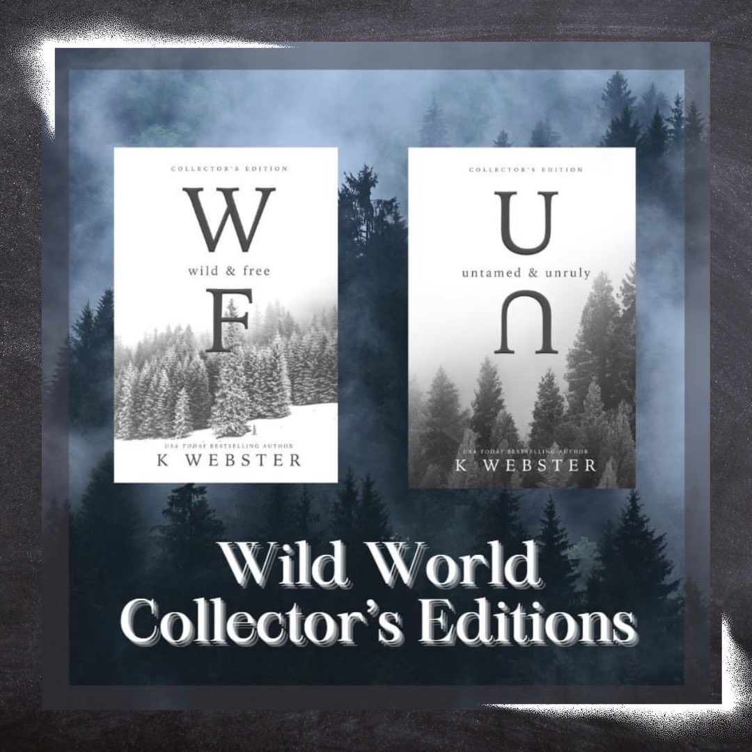 Romancereports's tweet photo. Wild World Collector's Editions are back in stock! Beautifully crafted editions and intense romantic tales. #wildworld #kwebster #bannedbooks #collectorsedition
W&F Collector's Edition Paperback
https://t.co/mO9UiDgEvY
U&U Collector's Edition Paperback
https://t.co/T0BTVVCPeT https://t.co/lvomh68nMo