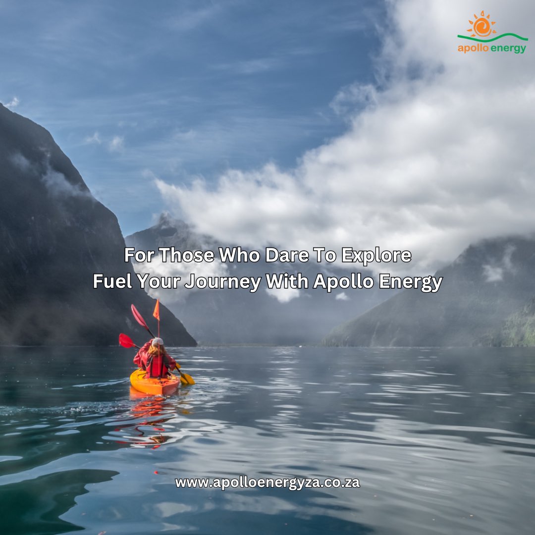 apolloenergyza's tweet image. From Mountain Peaks to River Streams, adventure should never be limited by a dying battery. 🌞🔋 Fuel your outdoor explorations with Apollo Energy’s reliable, portable solar gear. No outlets needed—just the sun! ☀️🌿 #SolarAdventure #ApolloEnergy #onthego  #offthegrid #outdoors