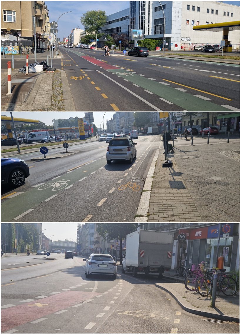 Verkehrsbeschränkung Radverkehr Karl-Marx-Straße mit Pop-Up-Fahrstreifen:
Handelt es sich hier nach StVO §45(9) um eine
"Gefahrenlage" oder um einen "Verkehrsversuch"?