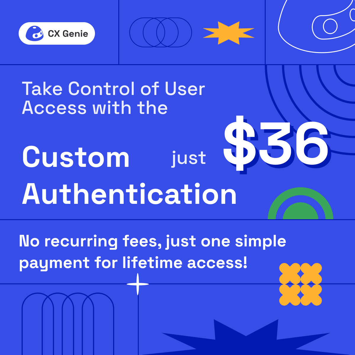 genie_cx's tweet photo. With this add-on, you can: 
🔐 Enhance Security
⚡ Streamline User Access
💡 Customizable Experience
💻 Universal Compatibility

🔑 Secure your LTD today: https://t.co/IcqM9TsLFc

#CXGenie #CustomAuthentication #LTD #Security #UserExperience #SupportAutomation https://t.co/nTahJXNFVI
