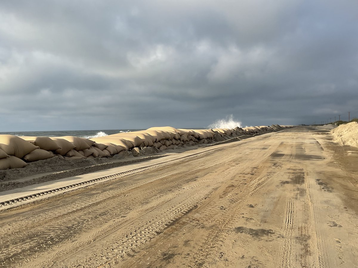 Good news! We will be reopening NC12 on the north end of Ocracoke at 12:30 p.m. today. There is still some water and sand on the roadway, so drive with EXTREME caution. Ferry service will resume with departures from both Hatteras and Ocracoke at 12:30.