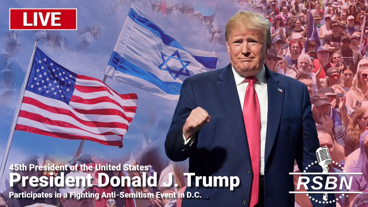 wildsliders's tweet photo. LIVE: President Trump to Participate in a Fighting Anti-Semitism Event in D.C. - 9/19/24 https://t.co/Yyuo4lE9Jf https://t.co/KqQAda0KXV