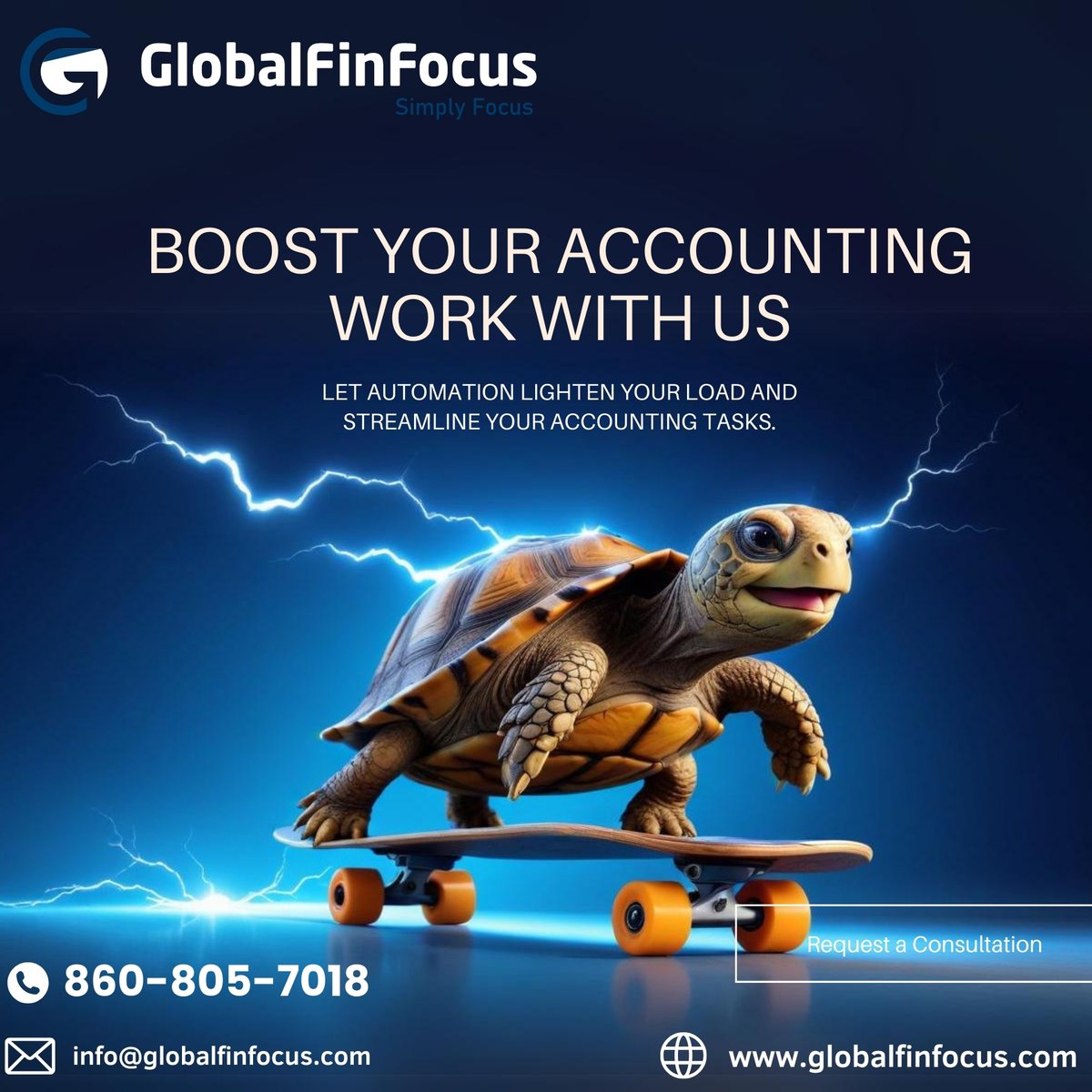 globalfinfocus's tweet photo. Let automation lighten your load and streamline your accounting tasks. Let #automation lighten your load and streamline your #accountingtasks.
📞 +1-860-805-7018

💻 https://t.co/bGbO7uzqUR

✉️ info@globalfinfocus.com
 #backoffice #backofficesupport #ArtificialIntelligence #AI https://t.co/AdfvTd7Z4c