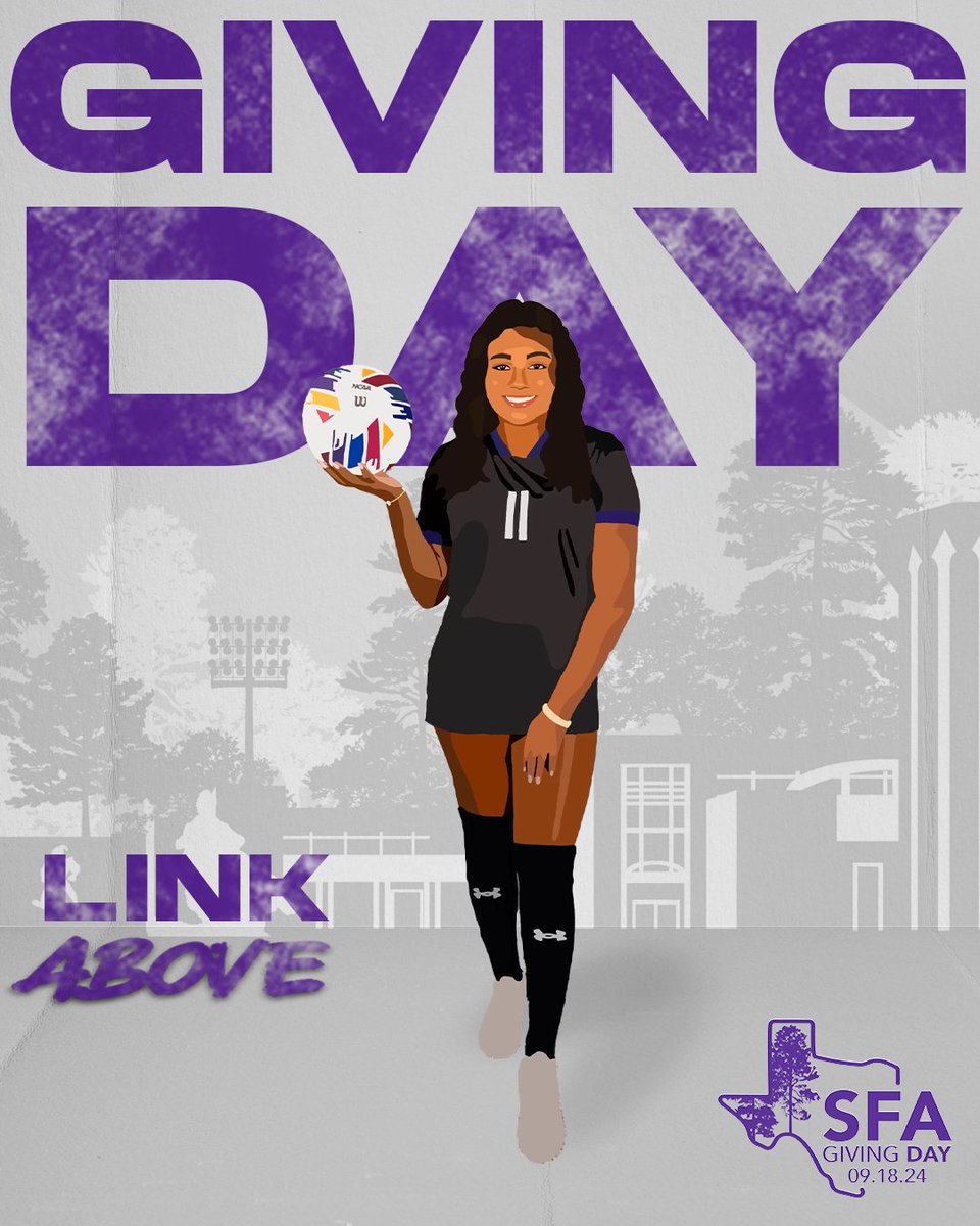 It's halftime of SFA's Giving Day!

There is still time to support Lumberjack Soccer by clicking the link below!

🔗: tinyurl.pulse.ly/jeb877jqpj

#AxeEm x #GivingDay