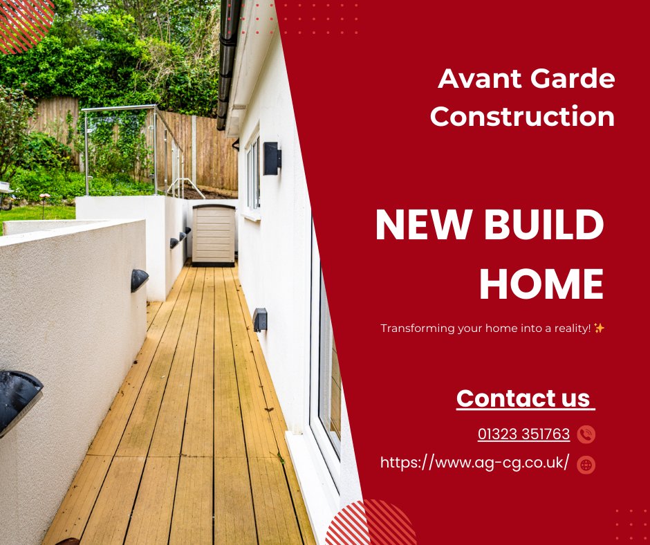 AvantGardeCG's tweet photo. ✨ We will ensure to work on your dream design and transform it into a reality. 💭 

Read more about our New Build services-  https://t.co/uHAOG5ffcK

#eastbourne #sussex #sussexconstruction #sussexbuilders https://t.co/hwrm8YxCwu