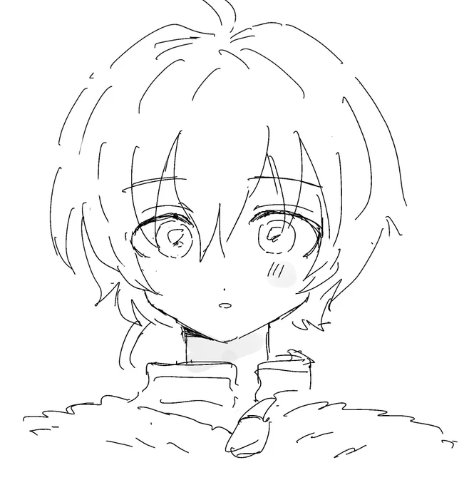 喋りながら描いてた 