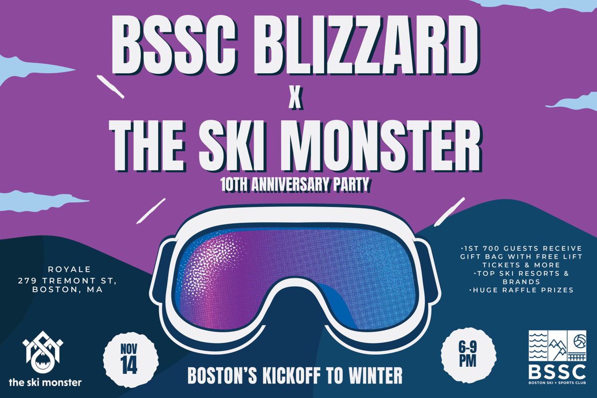 Our Boston Store is turning 10, throwing a party at <a href="/RoyaleBoston/">Royale Boston</a> to celebrate

November 14th, Grab tickets here

eventbrite.com/e/bssc-blizzar…