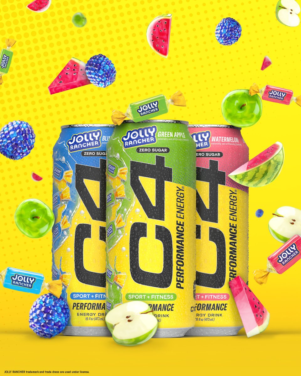 ⚡️🍬The hardest energy collab in history just dropped ⚡️🍬

We teamed up with <a href="/jollyrancher/">JollyRancher</a> to bring you the biggest, boldest, most flavorful collab to life. No matter the occasion, that new C4 X Jolly Rancher is.the.move.