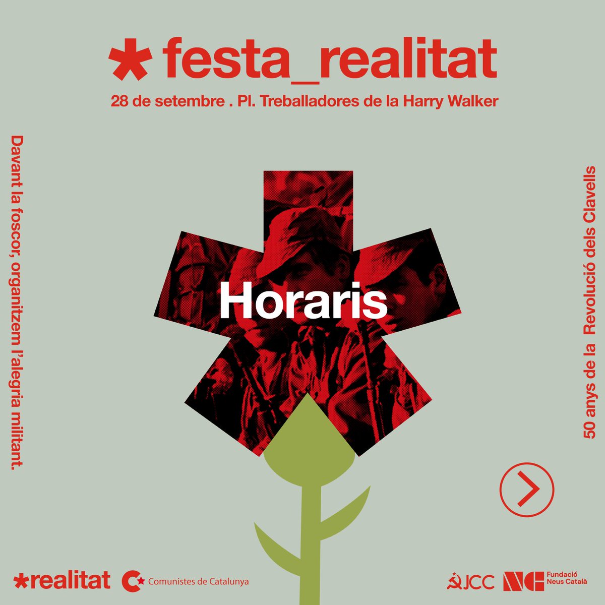 NeusCatala_fun's tweet photo. 💃 Sabem que ho estàveu esperant: ja tenim el cartell complet de la Festa Realitat 2024!

🤓 La pota fonamental de la Festa Cultural Neus Català comptarà amb entreteniment per a totes les edats, així com una Fira del Llibre i un Espai Internacional.

👀 No us ho podeu perdre! https://t.co/tLmGzpyD1Z