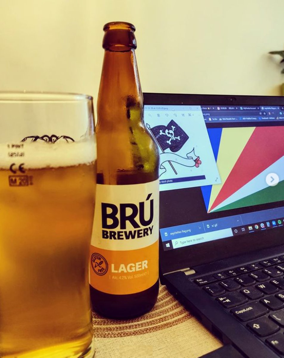 "I could be drinking this all day long". We strongly agree- our BRÚ Lager is so drinkable. Gracias for this review📸 <a href="/brews/">brews</a>.campell

"Nothing better than a cold lager when putting together ideas for a new #tattoo". 
And you? What would you like to do while drinking a BRÚ Lager?