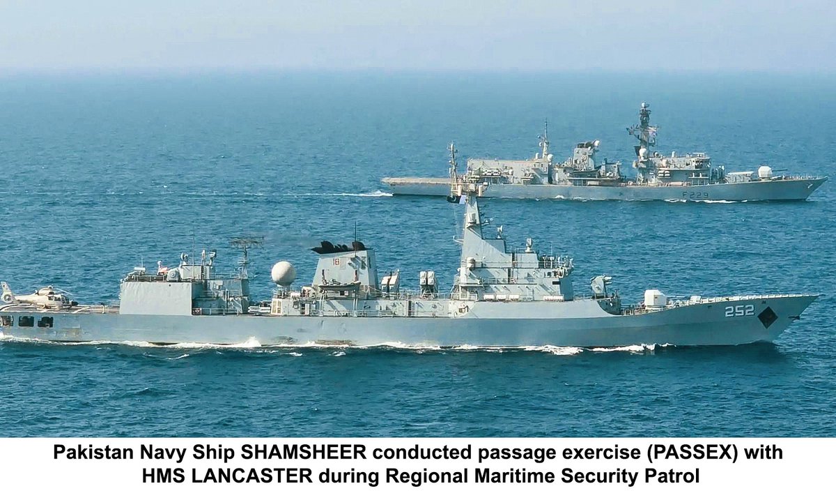 dgprPaknavy's tweet photo. #PakNavy maintains presence in #IOR to keep national & Intl #SLOCs under surveillance. #PakNavy actively collaborates with partners navies to foster collective effort for counter-piracy, anti- narcotics & other non traditional threats in collaborative security domain. (2/2) https://t.co/Ap5S2n4DbF