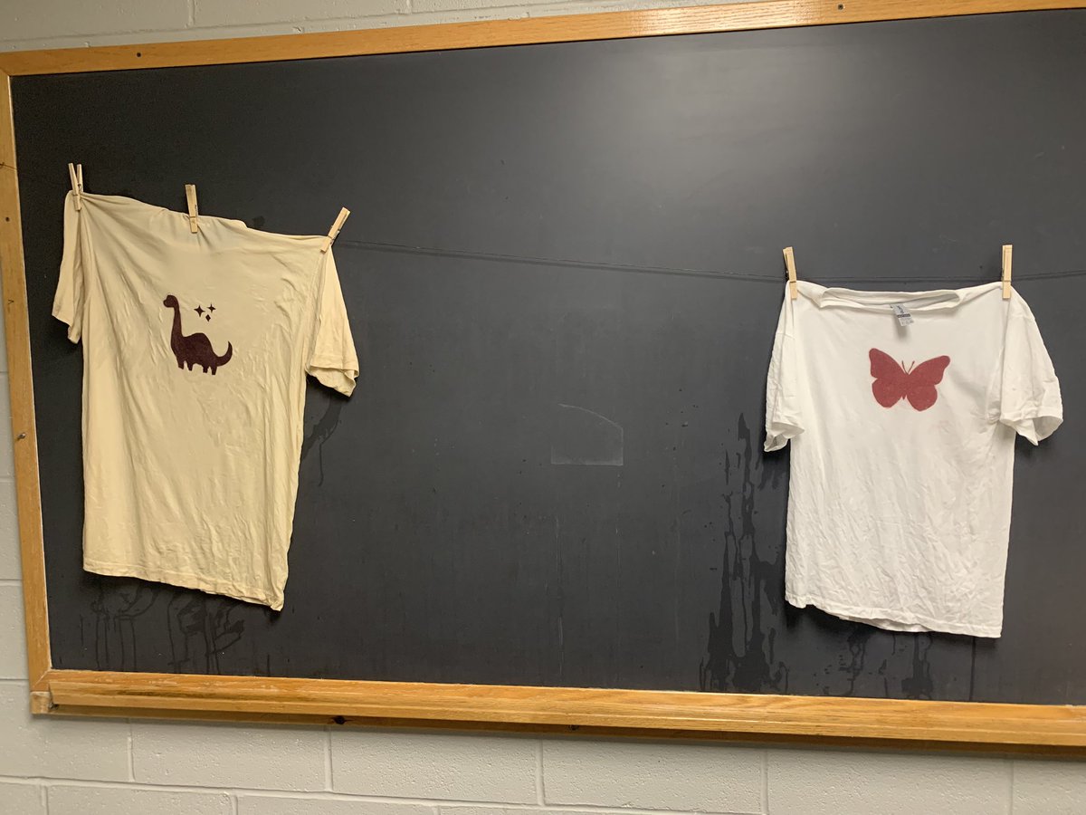 Behold the power of the sun! Students in Ms. Marino’s photography class have been creating T-shirts using solar rays! This is a nod to one of the earliest photographic processes!  ☀️☀️☀️ <a href="/CarmelHS_info/">CarmelHS_info</a> @Carmelschools
