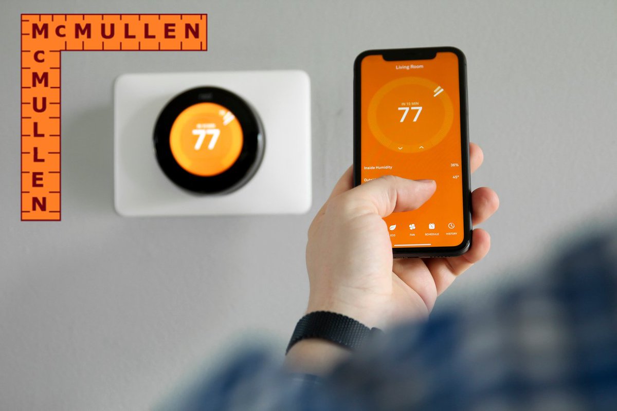 McMullenHVAC's tweet image. Control your commercial HVAC system with ease using smart thermostats and controls. McMullen HVAC can install and configure systems that optimize comfort and efficiency.

#SmartControls #CommercialHVAC #McMullenHVAC #TampaHVAC #TechSolutions
