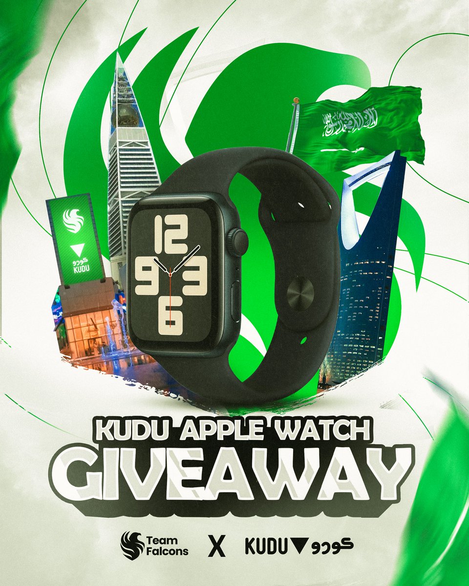 Team Falcons (@teamfalconsgg) on Twitter photo بمناسبة اليوم الوطني 🇸🇦🤩
سحب على ساعة ابل مقدمة من <a href="/KuduKSA/">Kudu كـودو</a> 🎁!
كل اللي عليك تسويه:
•فولو لـ <a href="/KuduKSA/">Kudu كـودو</a>
•رتويت للتغريدة 🔁 بمناسبة اليوم الوطني 🇸🇦🤩
سحب على ساعة ابل مقدمة من <a href="/KuduKSA/">Kudu كـودو</a> 🎁!
كل اللي عليك تسويه:
•فولو لـ <a href="/KuduKSA/">Kudu كـودو</a>
•رتويت للتغريدة 🔁