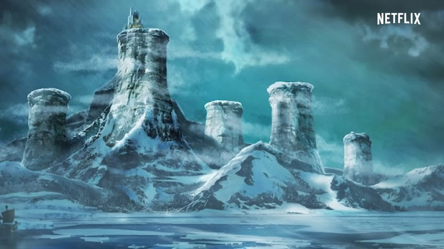 MontCorvo_Off's tweet photo. OFFICIEL : Premier visuel de l'ile de Drum dans la série ONE PIECE NETFLIX https://t.co/r2irkxvTyG