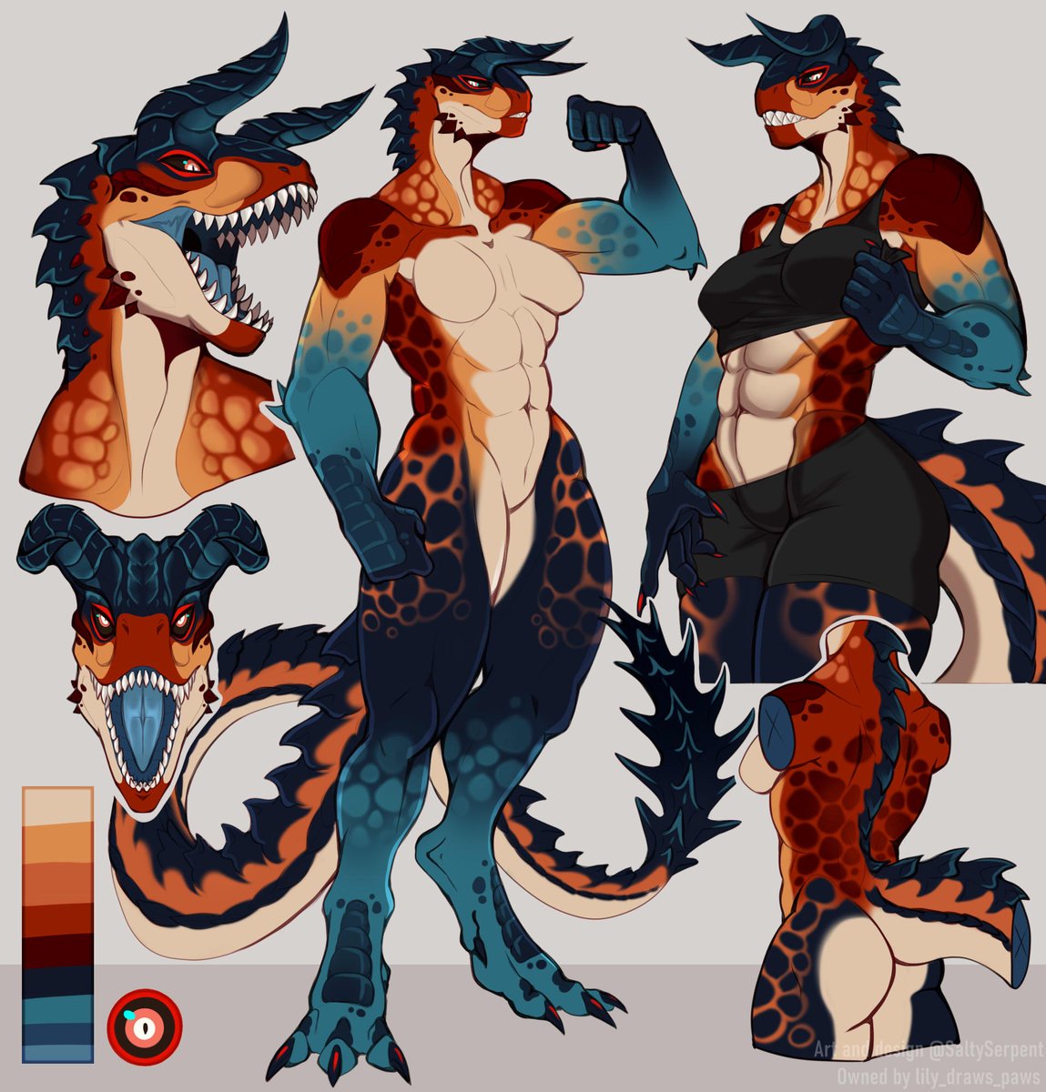 _SaltySerpent's tweet photo. Hypo Carno for lily_draws_paws🧡 https://t.co/192ROJVwig